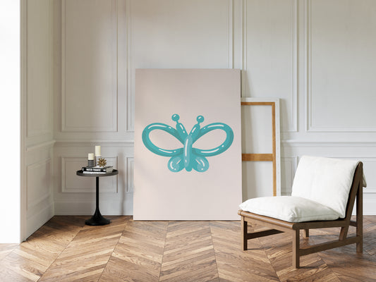 Turquoise Wings Paint Morning Fresh