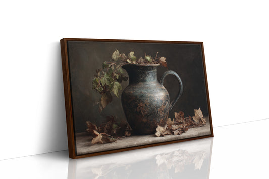 Autumn Leaves Meet Ancient Vessel