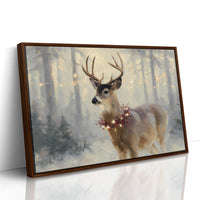 Winter Forest Crowns Noble Stag