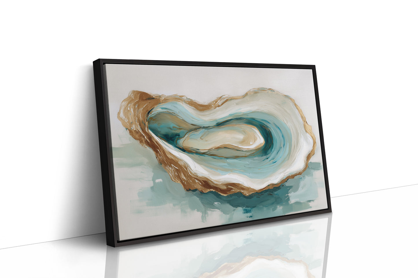 Tides Curl Within Pearl Shell