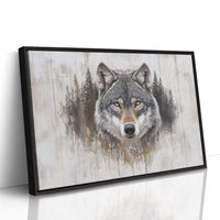 Ancient Forest Holds Wolf's Gaze