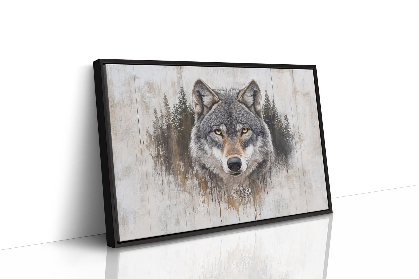 Ancient Forest Holds Wolf's Gaze