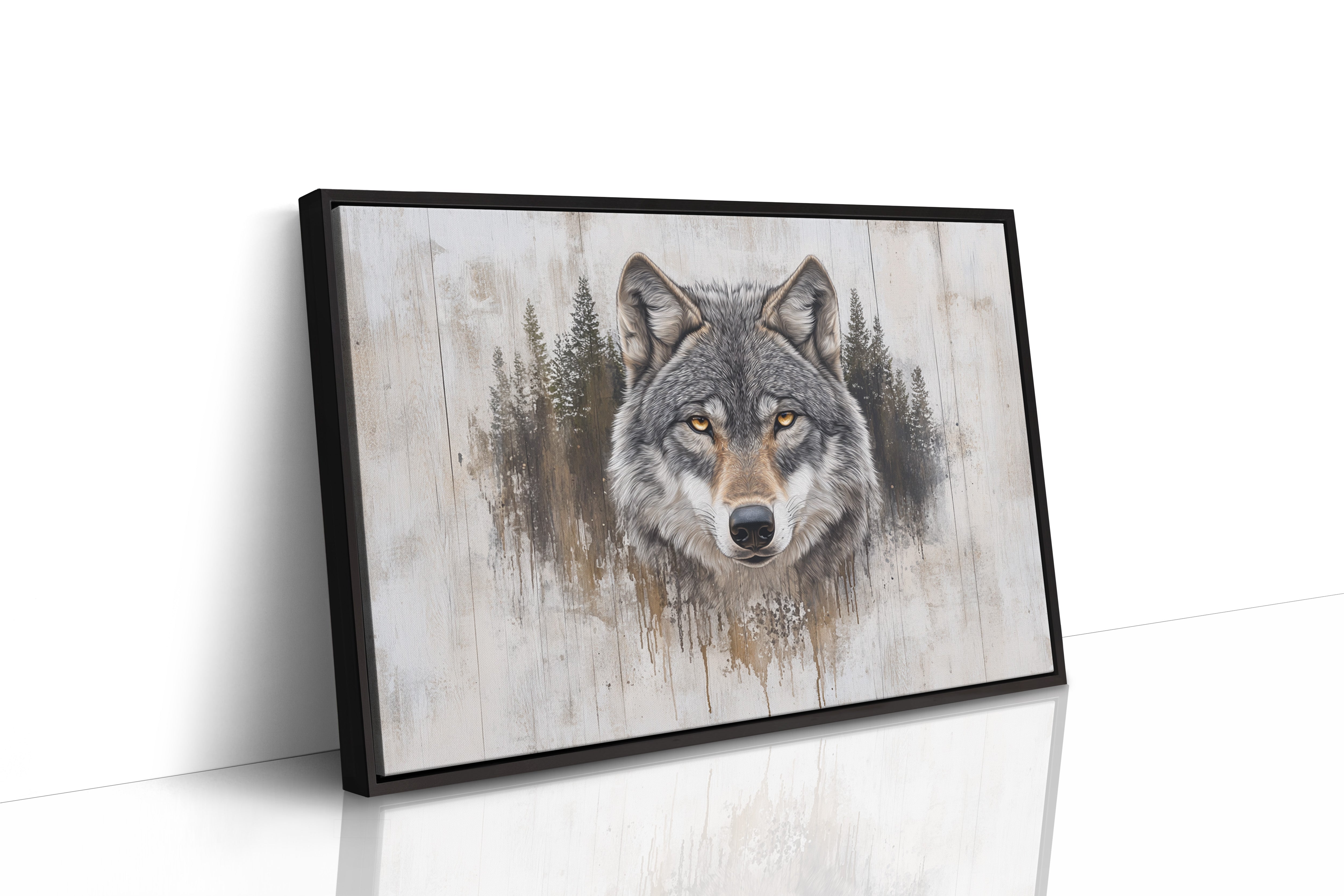 Ancient Forest Holds Wolf's Gaze