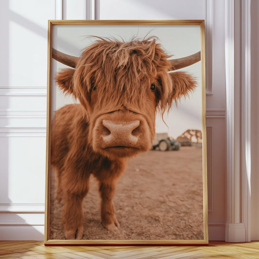 Sweet Stare from the Highland Pasture