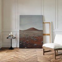 Solitary Peak In Rust And Stone