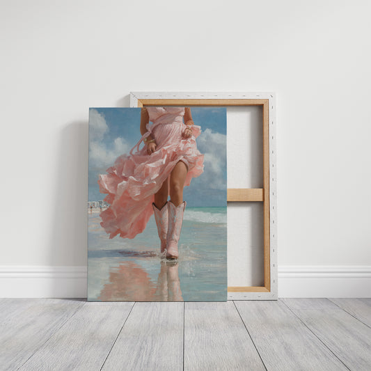 Splashing Through Pink Ruffles