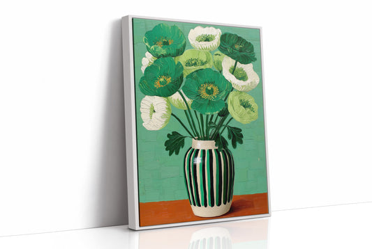 Emerald Poppies Dance In Sunlight