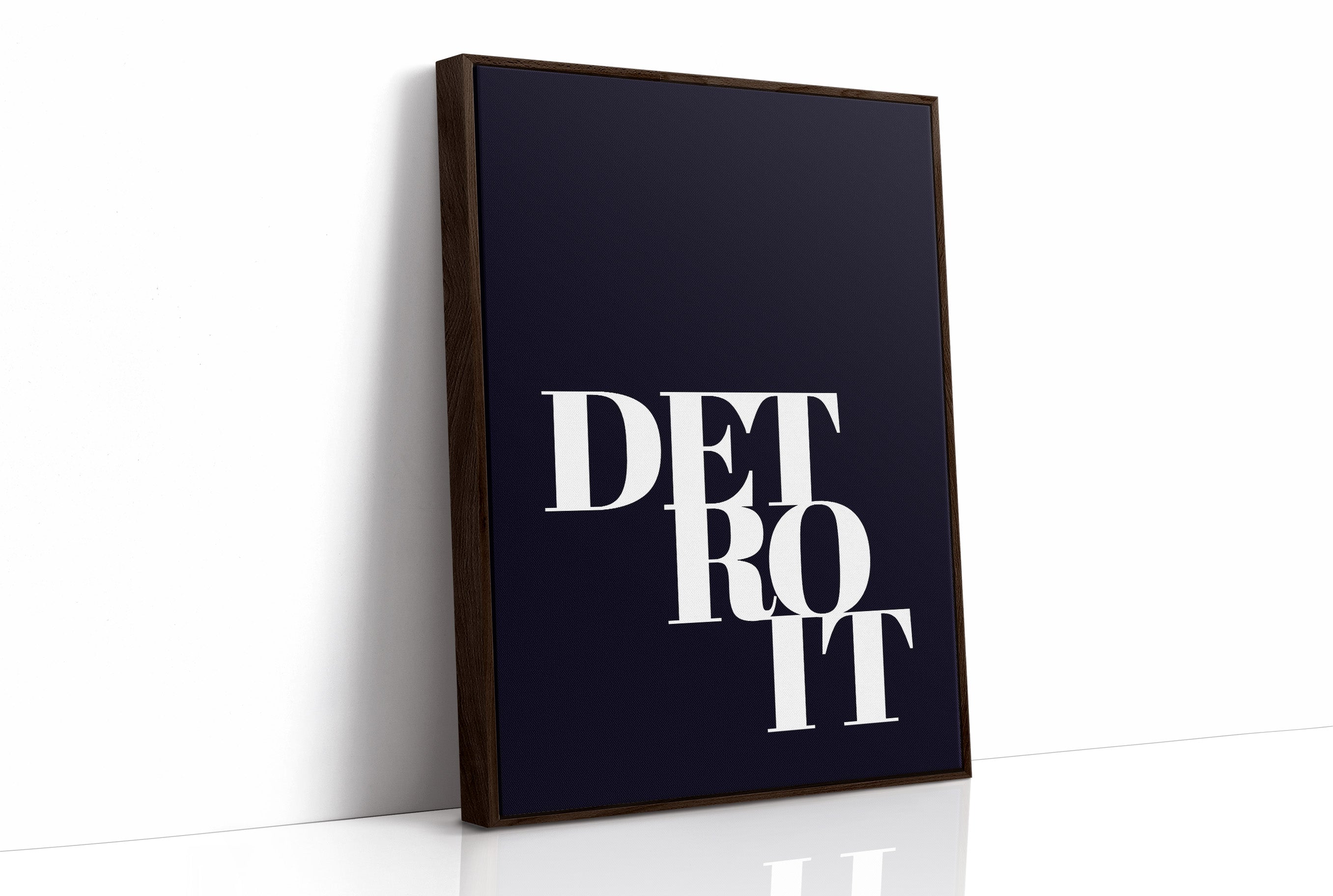 Detroit Bold Typography Print