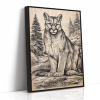 A Mountain Lion's Quiet Vigil