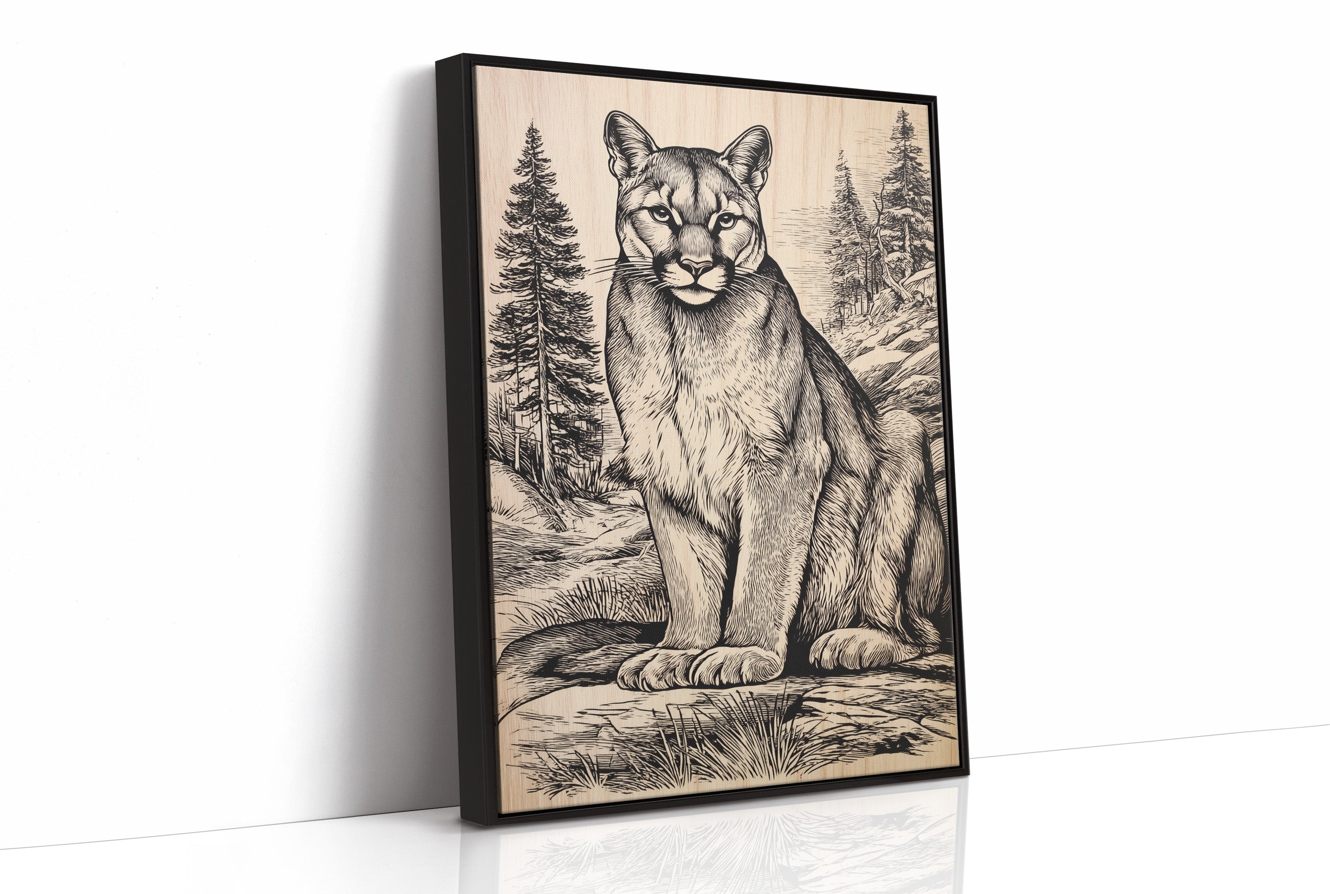 A Mountain Lion's Quiet Vigil