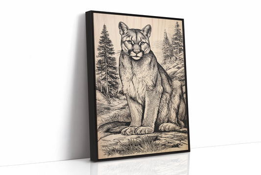 A Mountain Lion's Quiet Vigil