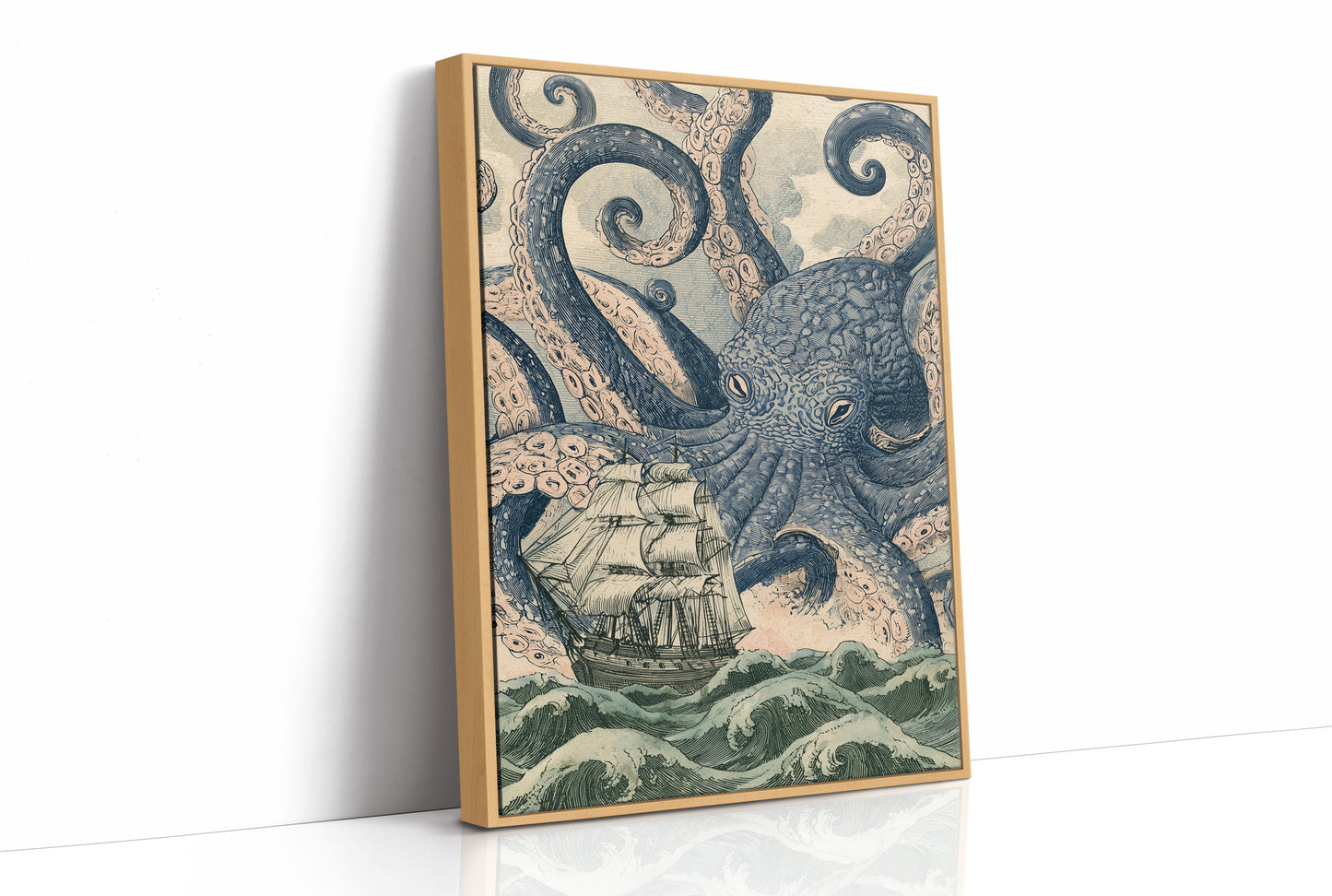 Kraken Versus Tall Ship