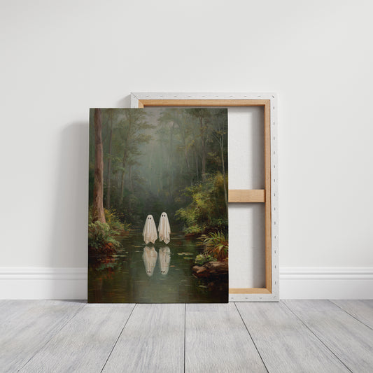 Ethereal Spirits in Misty Waters