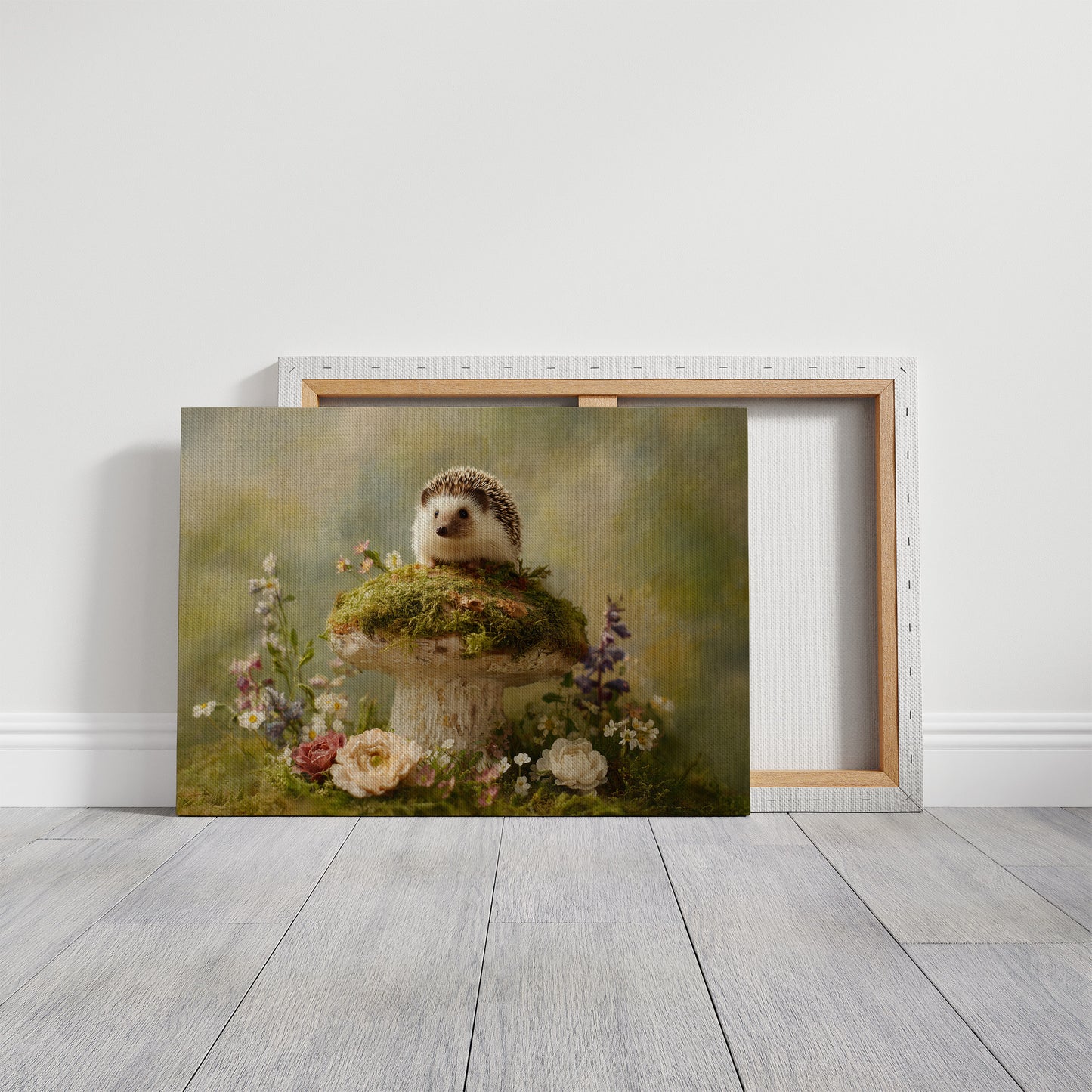 Tiny Guardian Of Mossy Throne