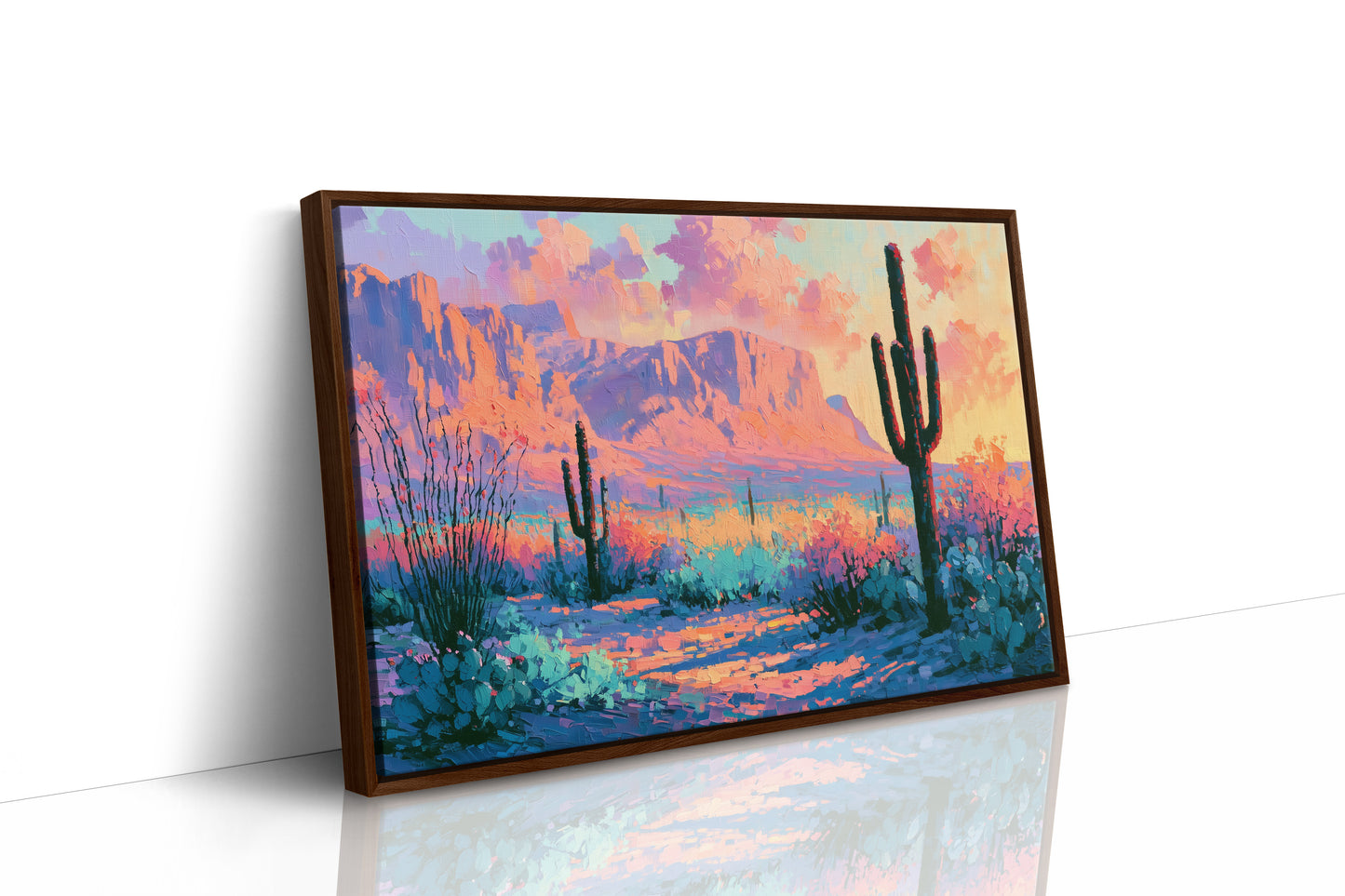 Saguaro Silhouettes at Twilight