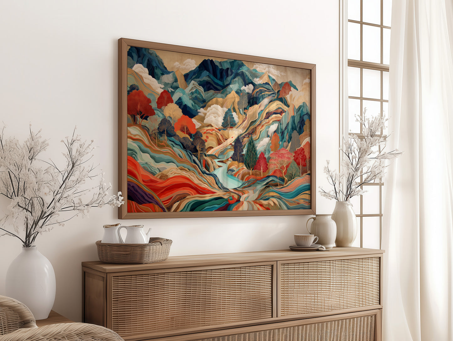 Mountain Rivers Paint Their Stories