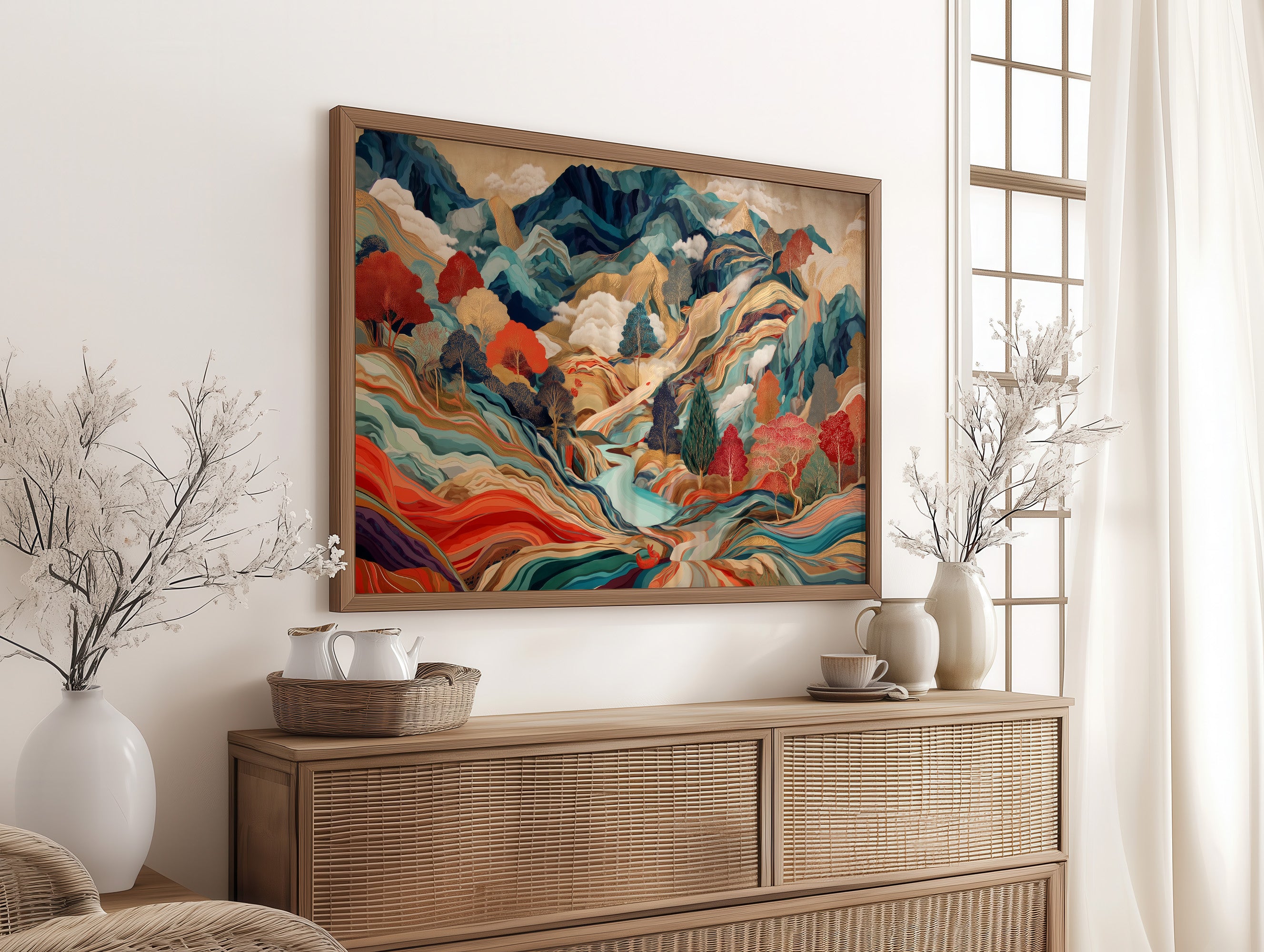 Mountain Rivers Paint Their Stories