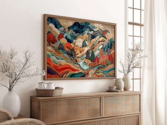 Mountain Rivers Paint Their Stories