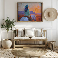 Wild Horses Chase Desert Sunsets