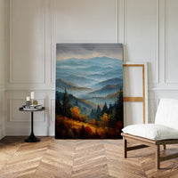 Autumn Peaks Paint The Morning Blue