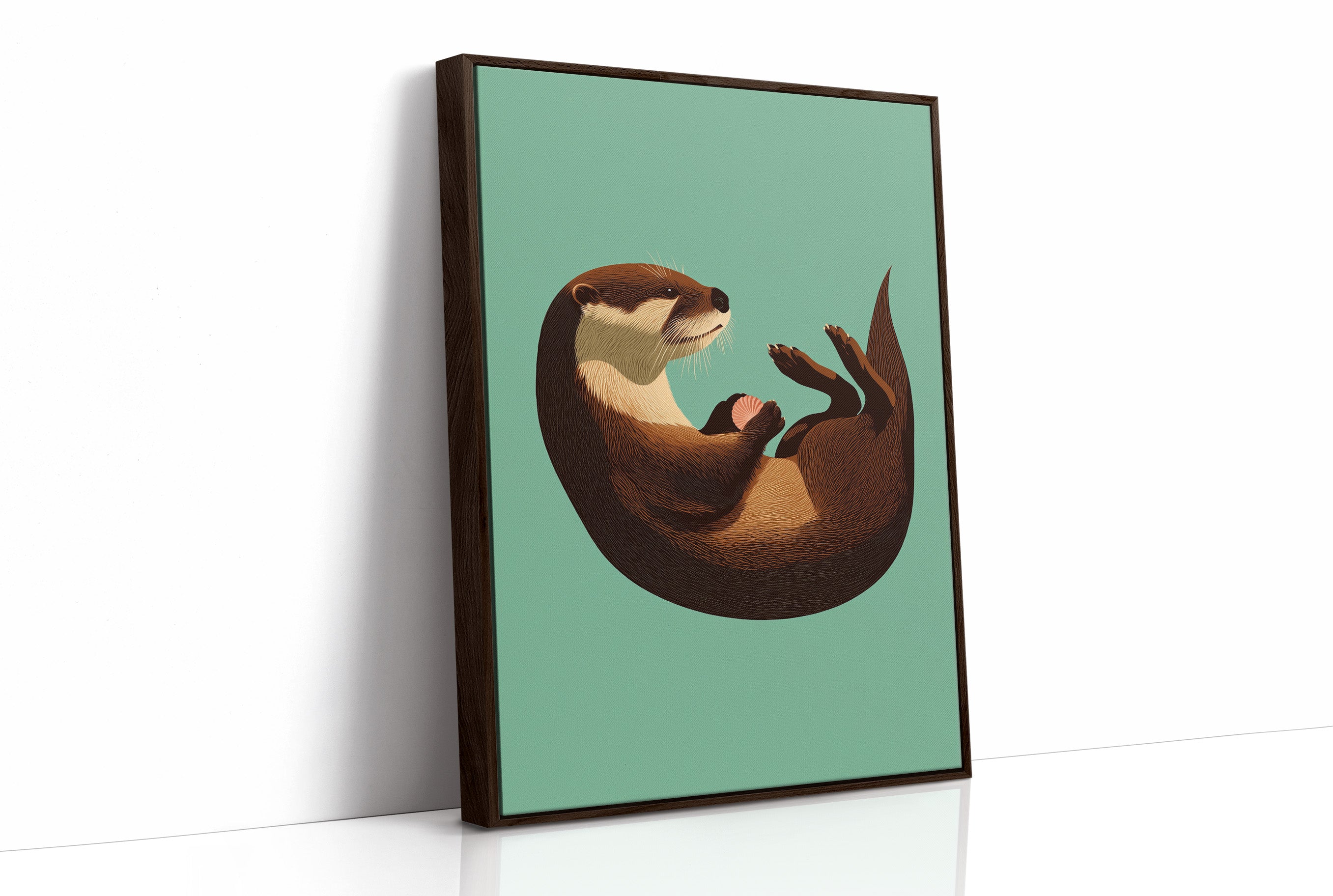 Otter and Its Shell