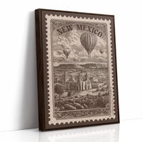 New Mexico Vintage Travel Stamp