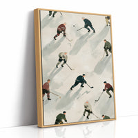 Vintage Ice Hockey Pattern