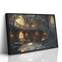 Ancient Books Dance With Sunlit Vines