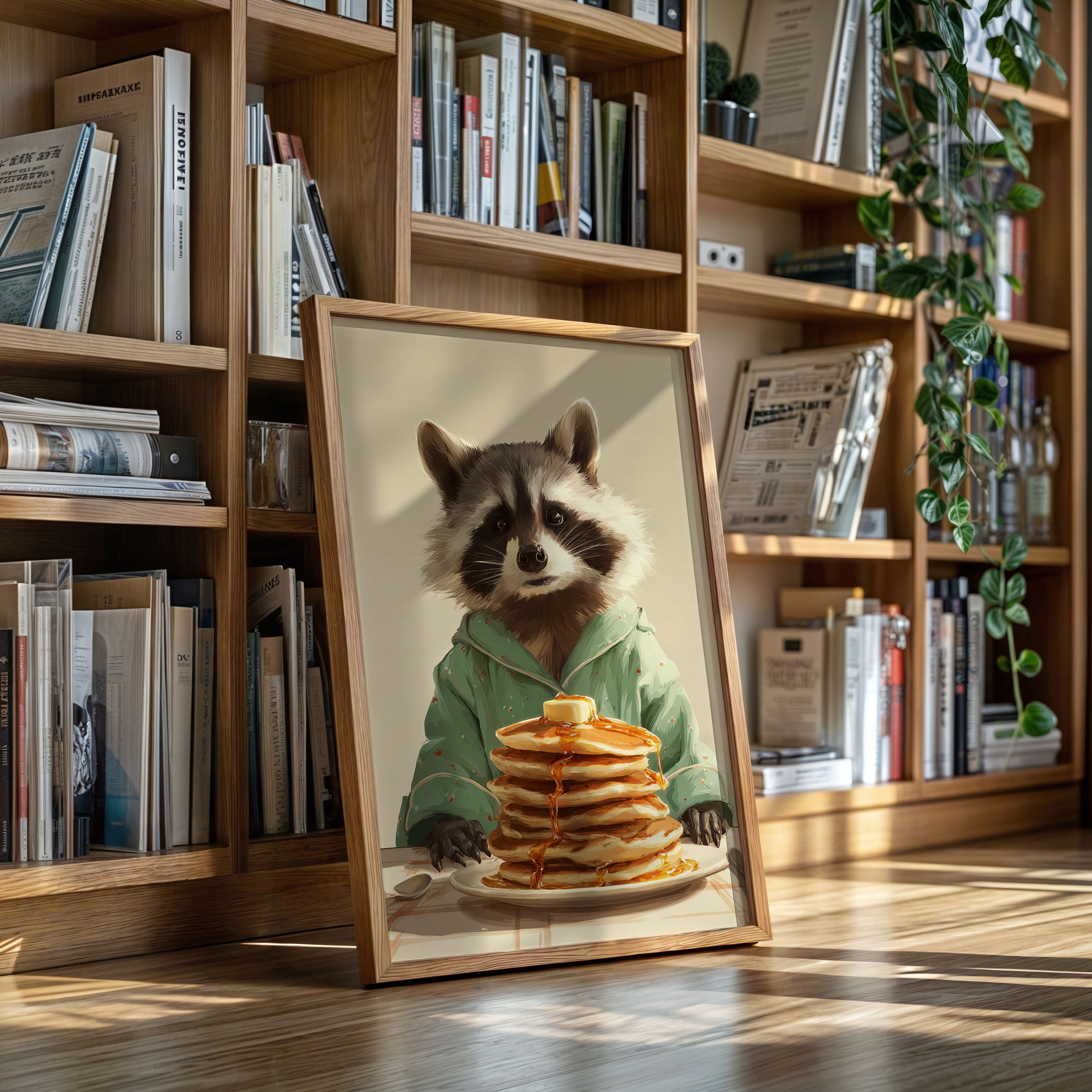 Morning Feast with a Furry Friend