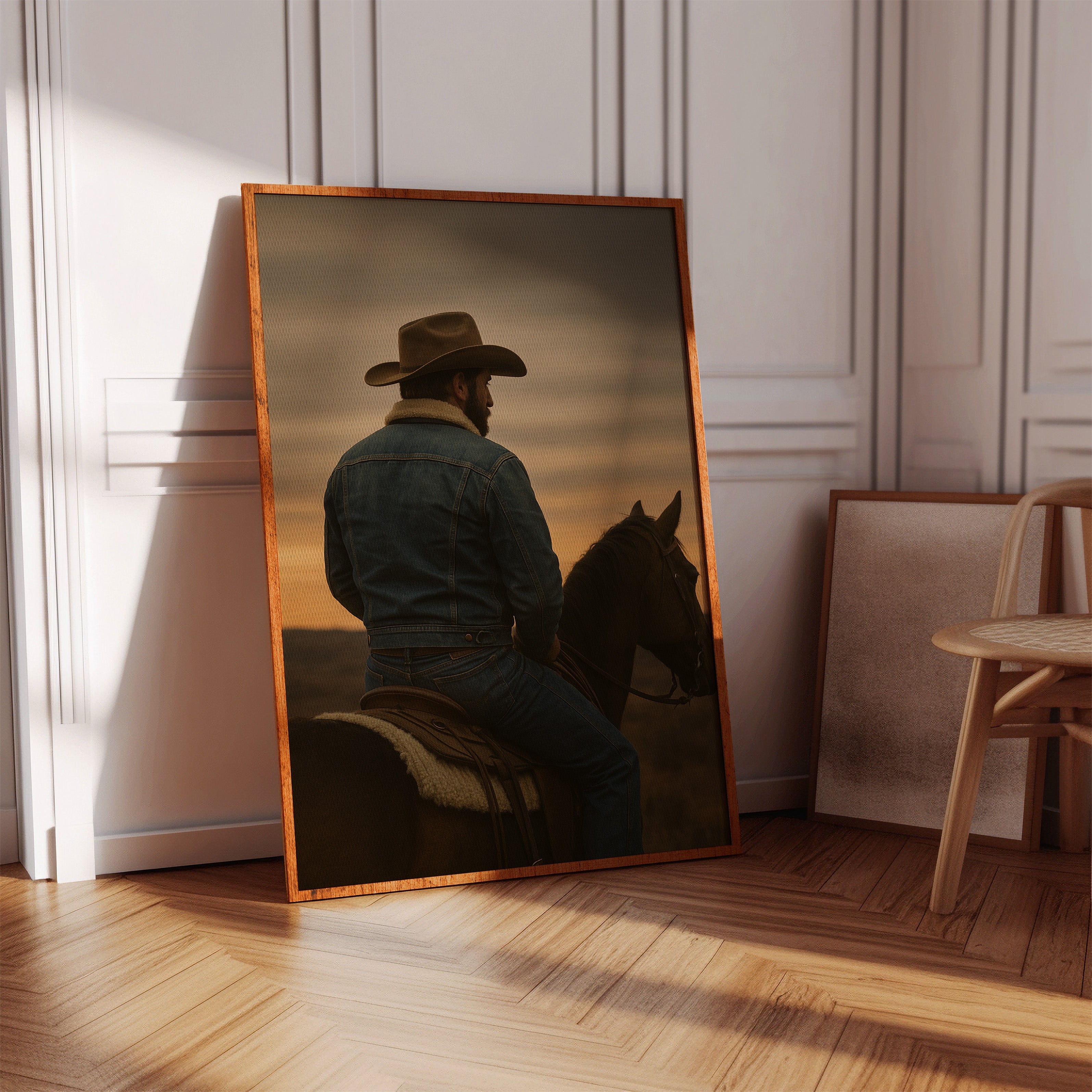Cowboy at Dusk