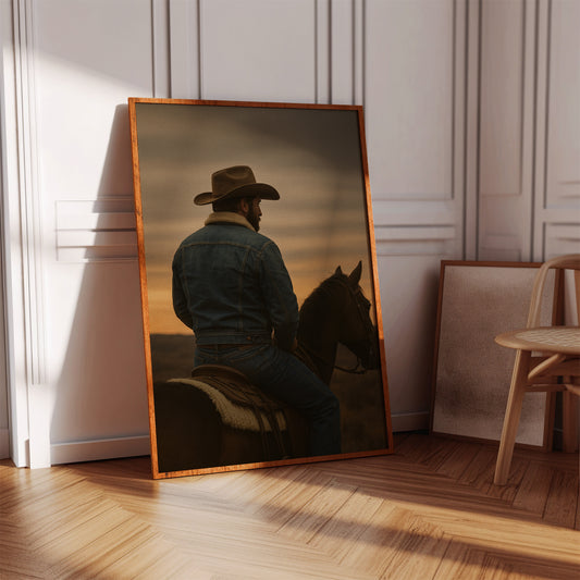 Cowboy at Dusk
