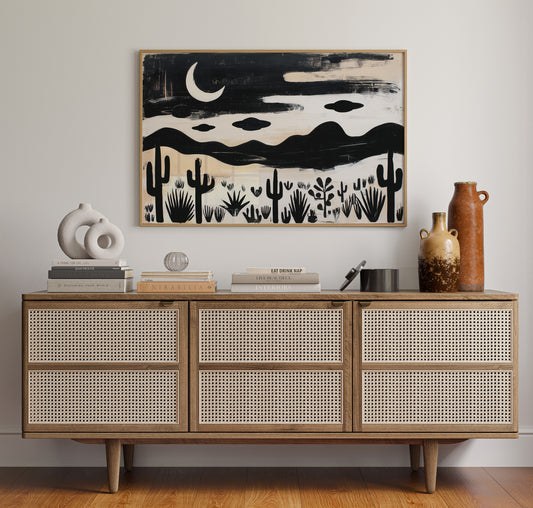 Midnight Cactus Sings Desert Lullabies