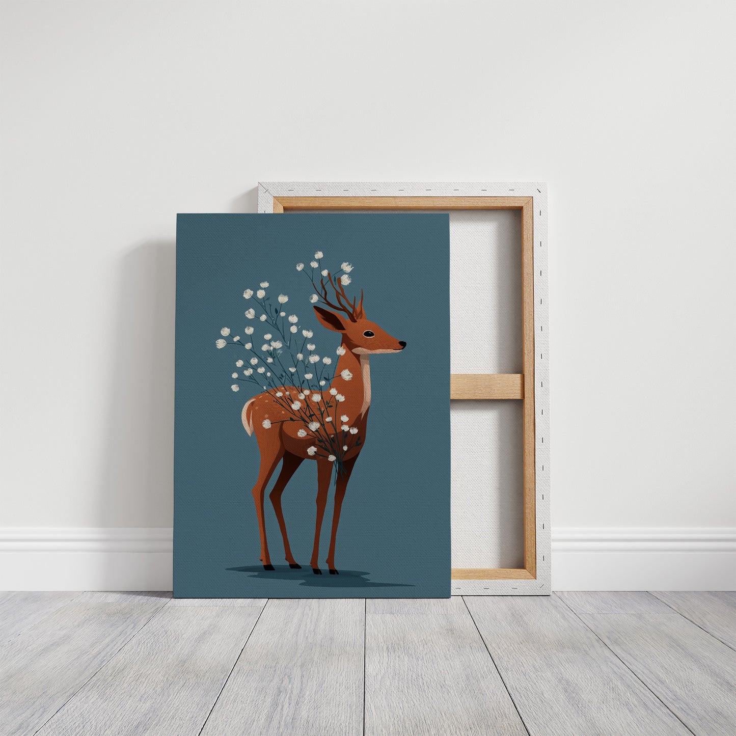Deer Blooming Wild