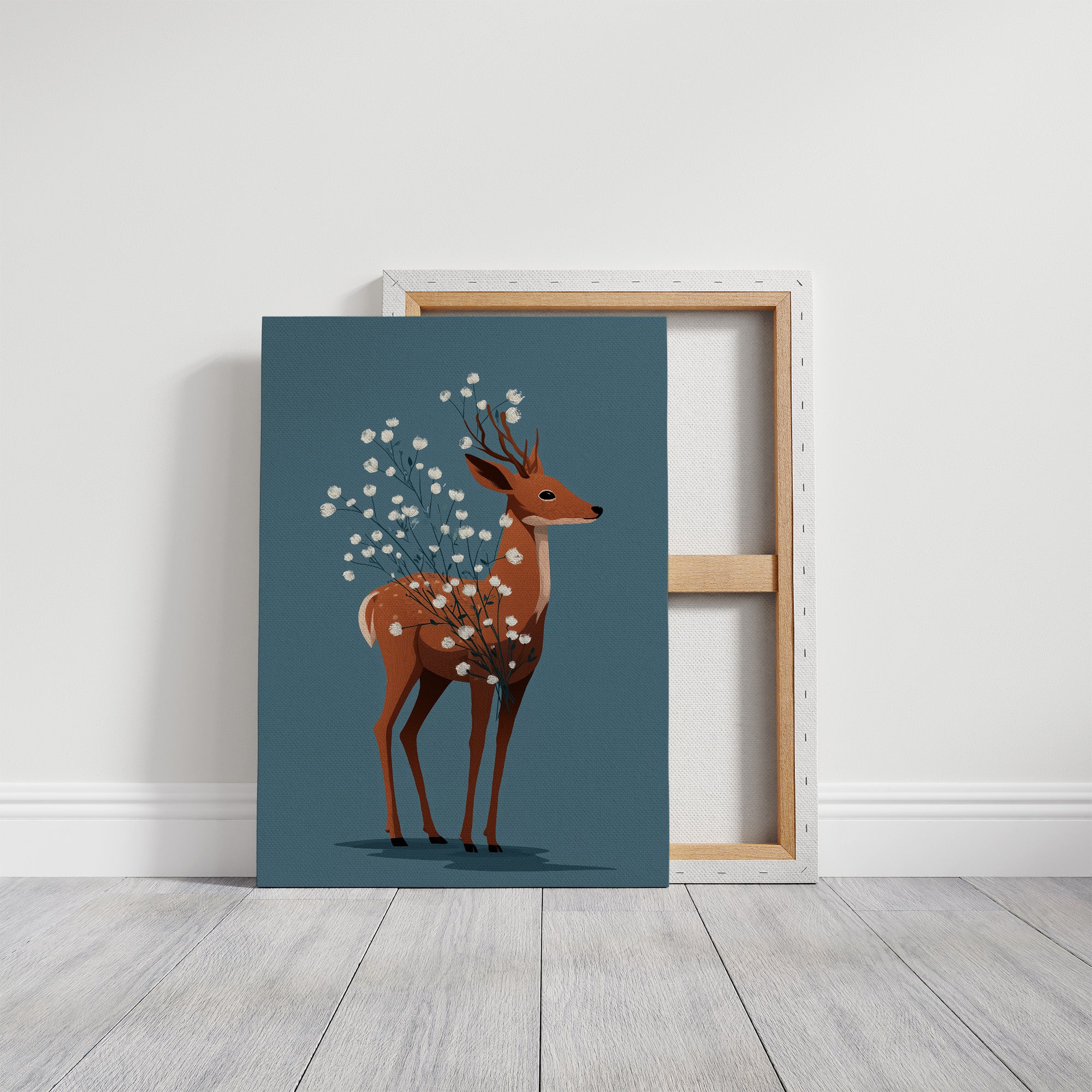 Deer Blooming Wild