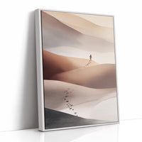 Solitary Journey Through Sand Waves