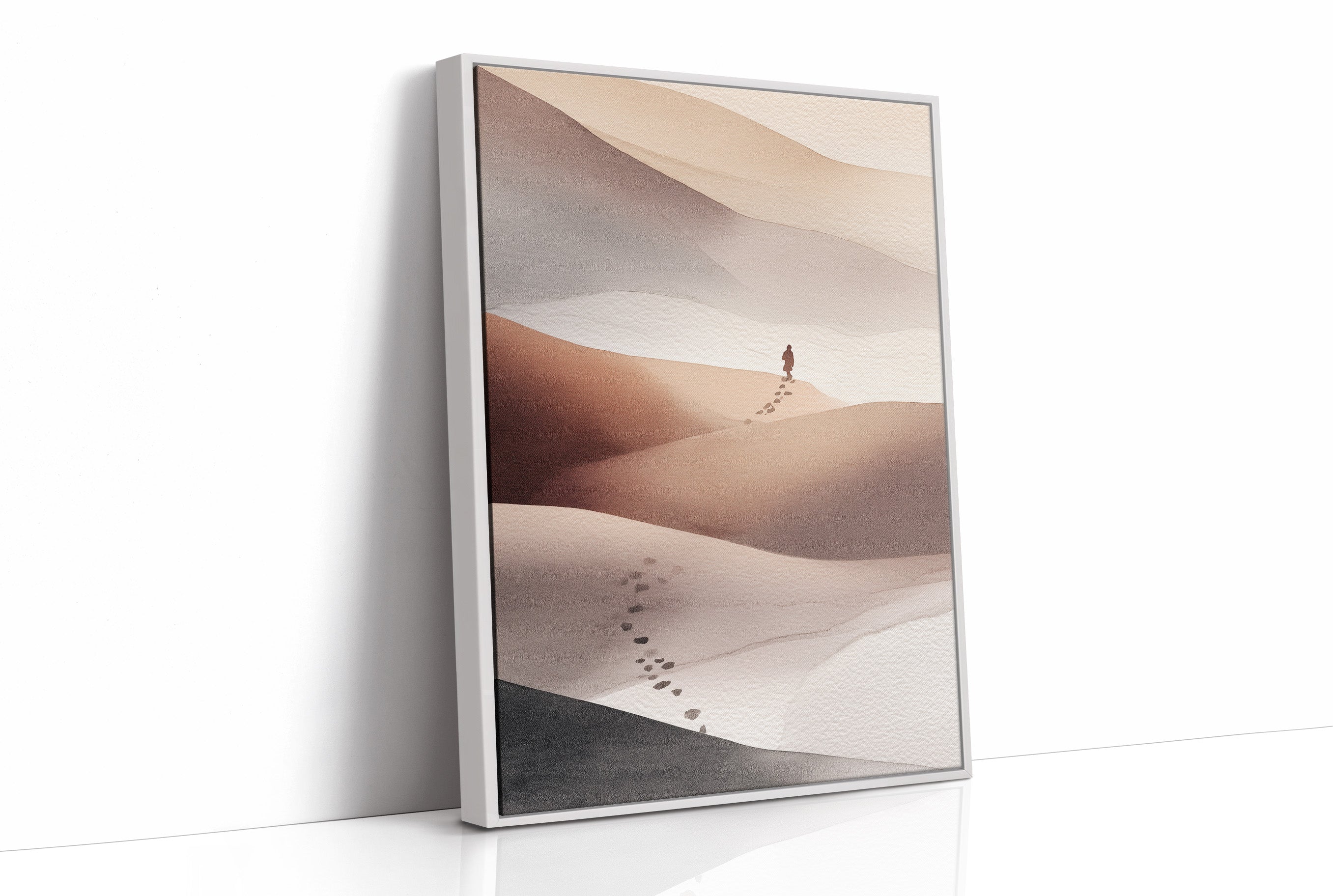 Solitary Journey Through Sand Waves