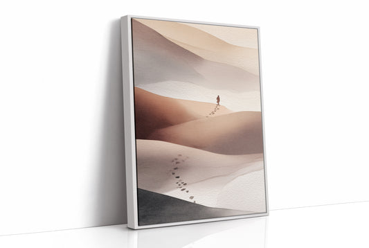 Solitary Journey Through Sand Waves