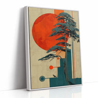 Teal Pines Meet Rising Sun