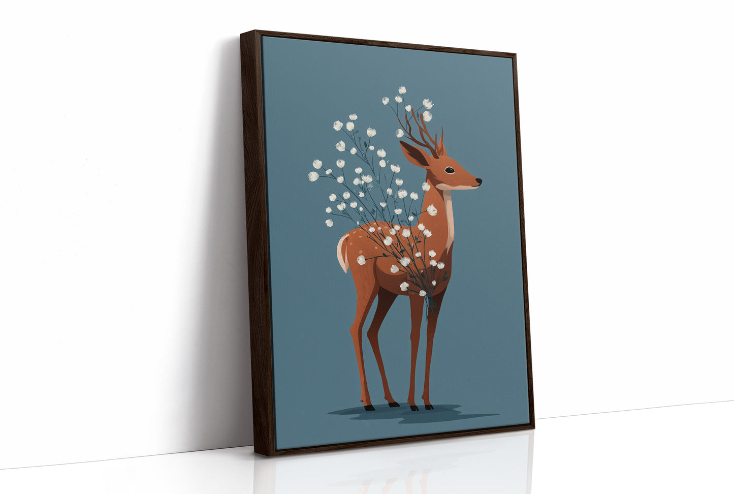 Deer Blooming Wild