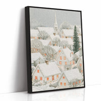 Snowfall Over the Steeple
