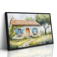 Summer Blooms By Cottage Door