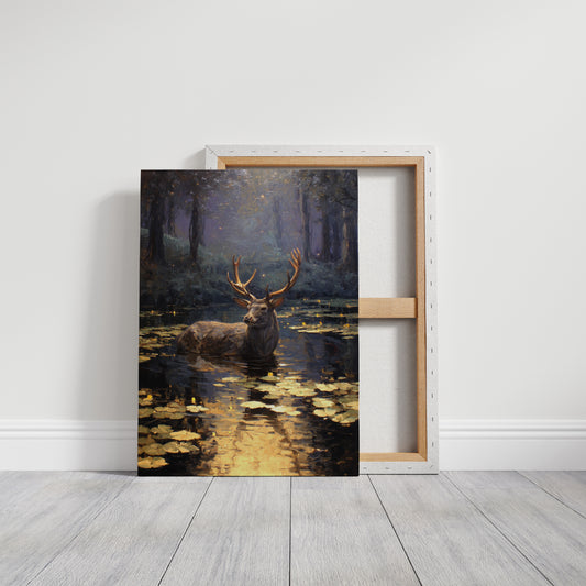Serenity Amidst Golden Waters