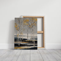 Golden Leaves on Silent Waters