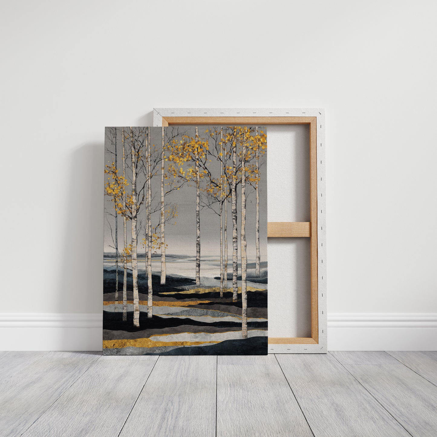 Golden Leaves on Silent Waters