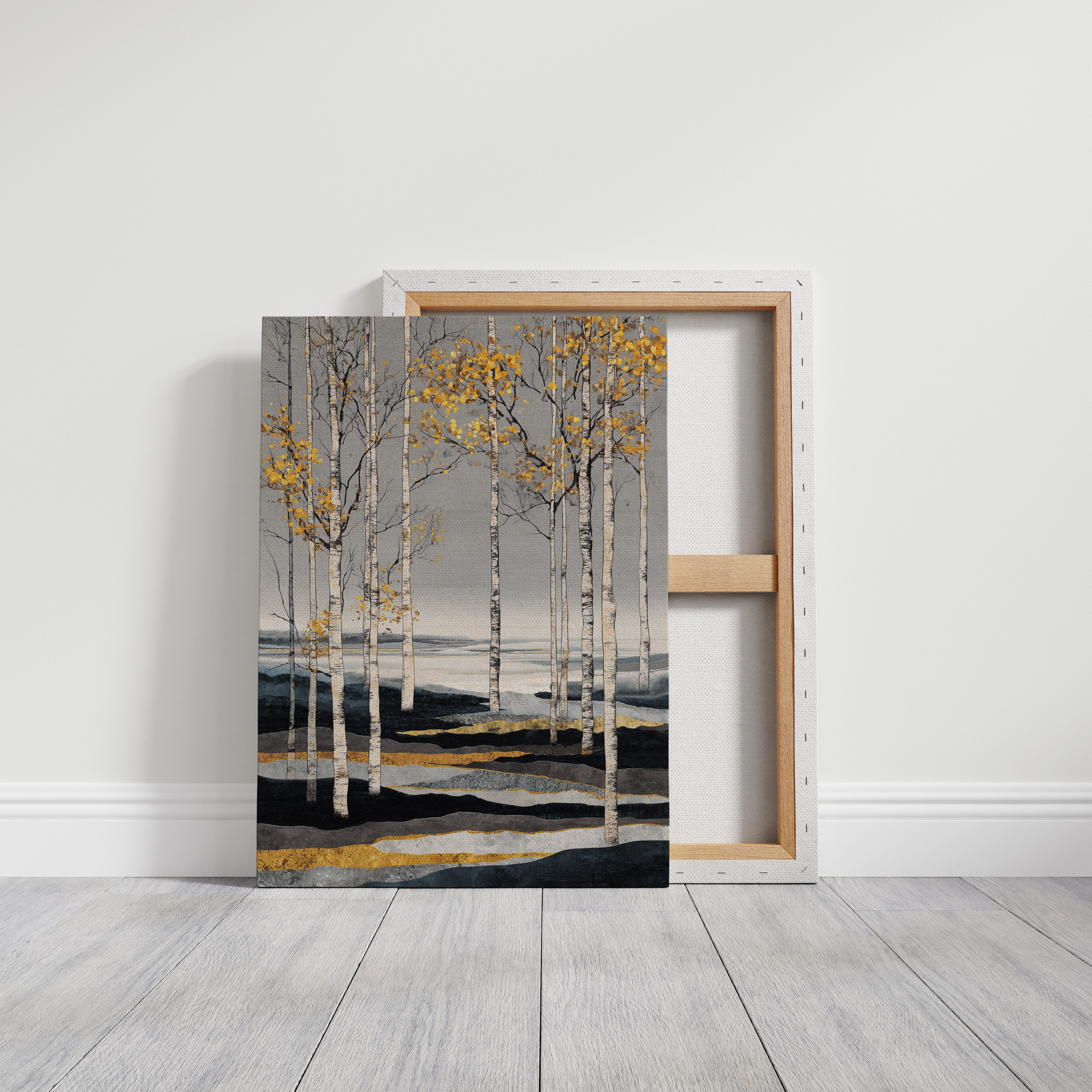 Golden Leaves on Silent Waters