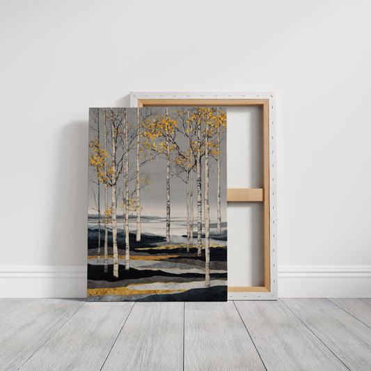 Golden Leaves on Silent Waters