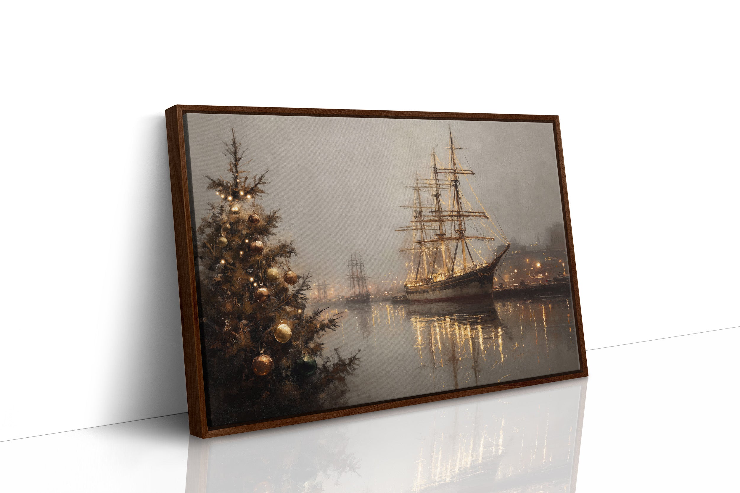 The Fleet Slept Under Holiday Lights