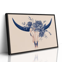 Indigo Blooms Upon Desert Remains