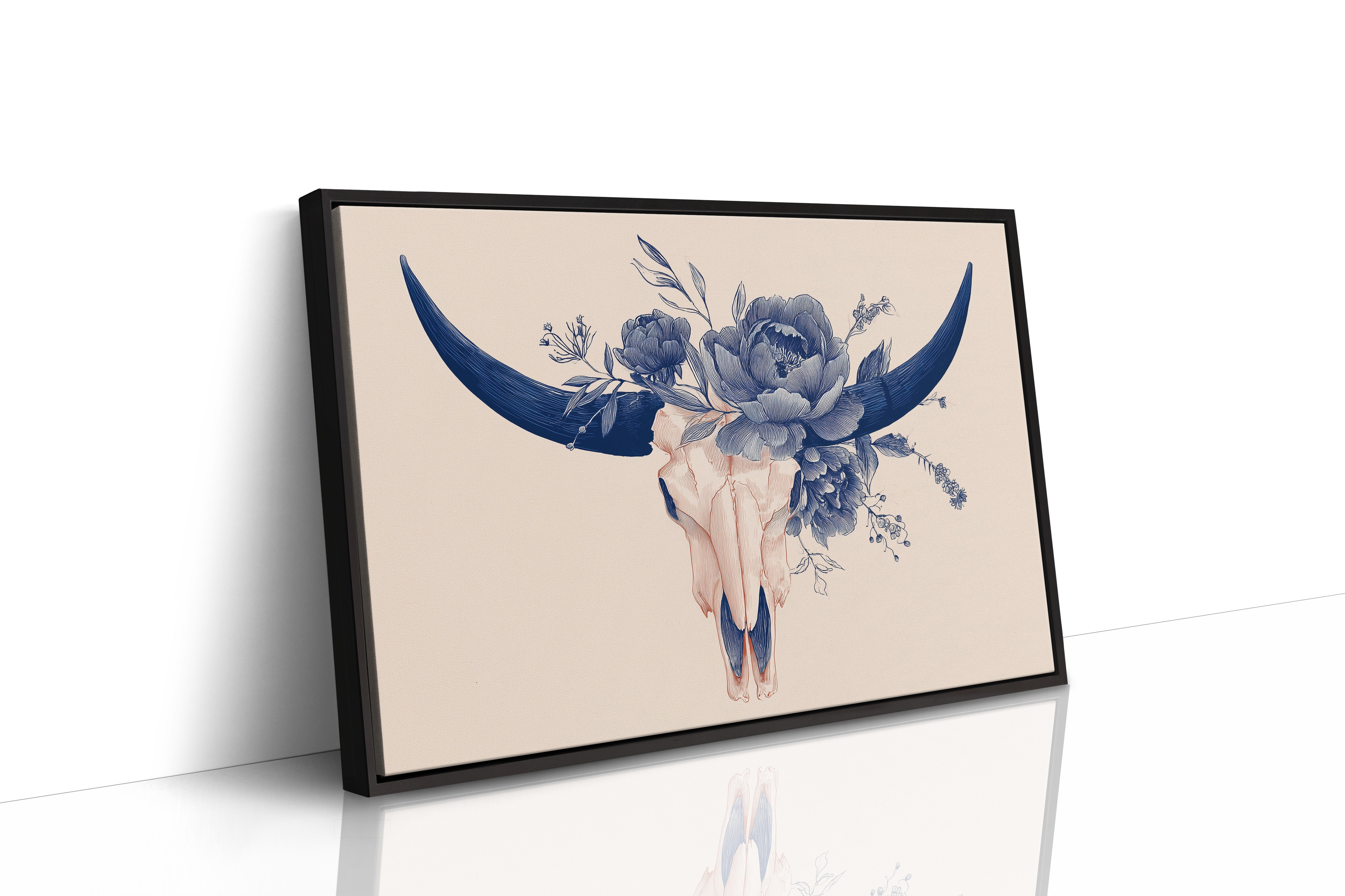 Indigo Blooms Upon Desert Remains