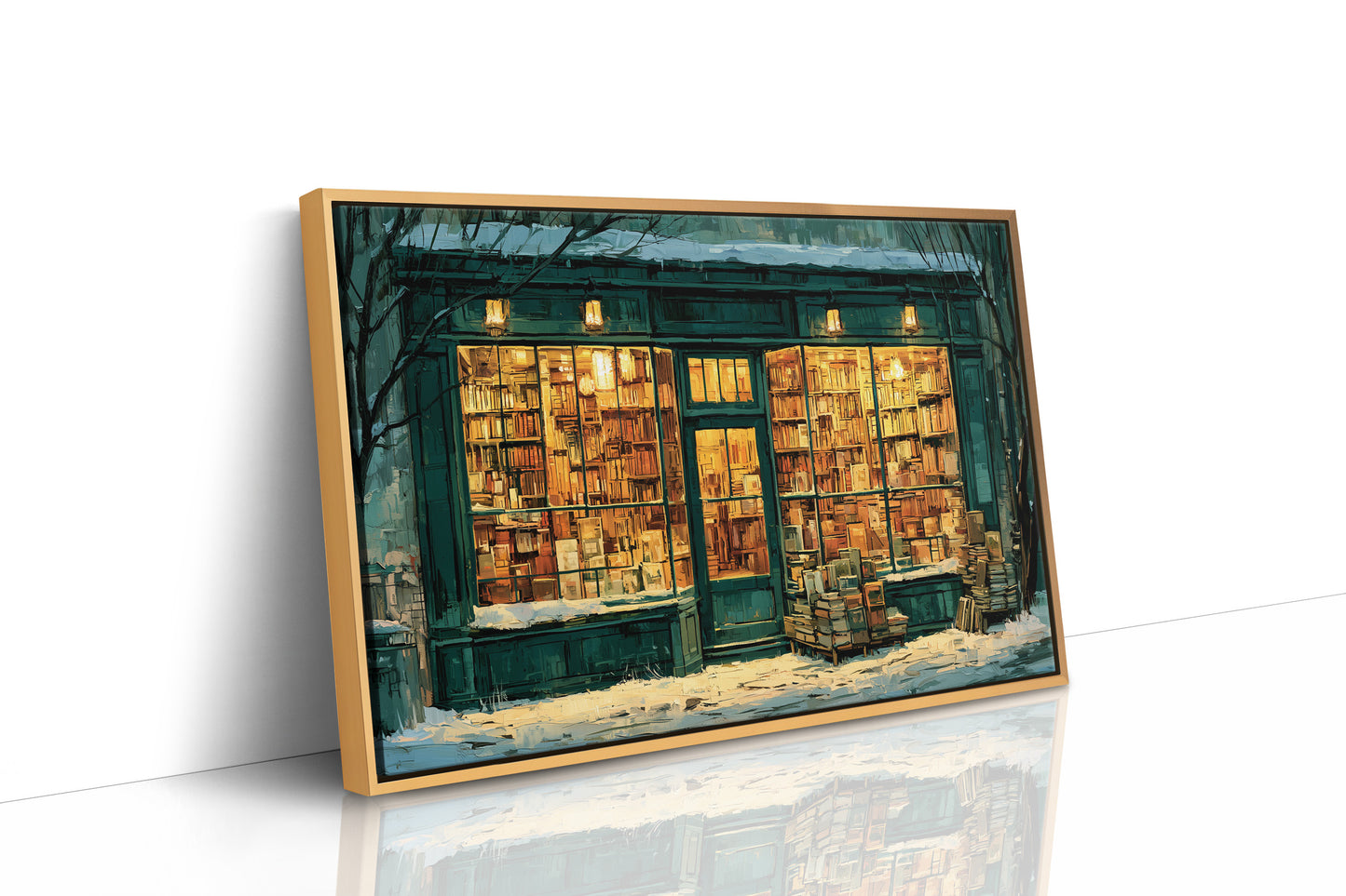 Winter Light at the Bookshop
